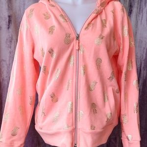 Pineapple Hoodie - Wonder Nation, Girls XL (14-16)